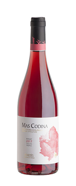 Mas Codina, vi rosat ecològic DO penedès
